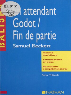 cover image of En attendant Godot. Fin de partie